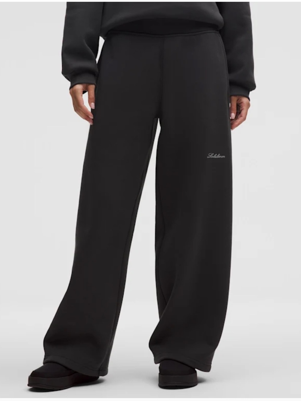 W big cozy oversized wide leg pant, NWT, M